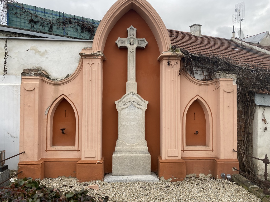 Průzkum a záměr obnovy, hřbitovní architektura